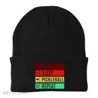 Eat Sleep Pickleball Repeat Beanie thumb 0