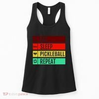 Eat Sleep Pickleball Repeat Women's Tank Top thumb 0