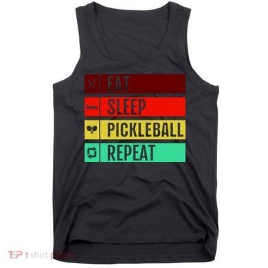 Eat Sleep Pickleball Repeat Tank Top