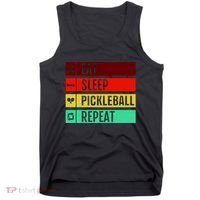 Eat Sleep Pickleball Repeat Tank Top thumb 0