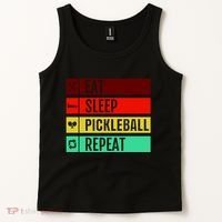 Eat Sleep Pickleball Repeat Tank Top thumb 2