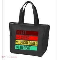 Eat Sleep Pickleball Repeat Tote Bag thumb 3