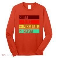 Eat Sleep Pickleball Repeat Long Sleeve Shirt thumb 0