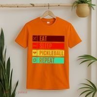 Eat Sleep Pickleball Repeat T-Shirt thumb 2