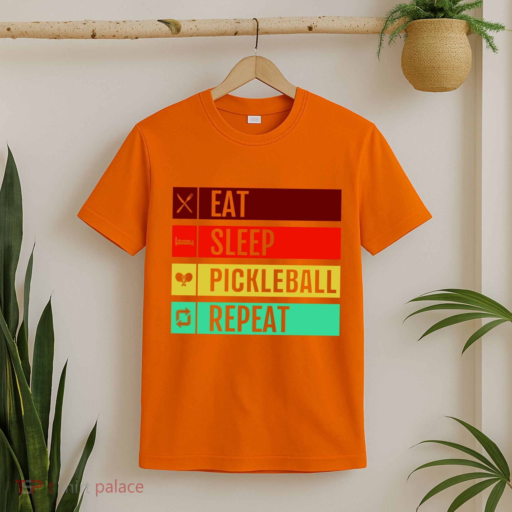 Eat Sleep Pickleball Repeat T-Shirt