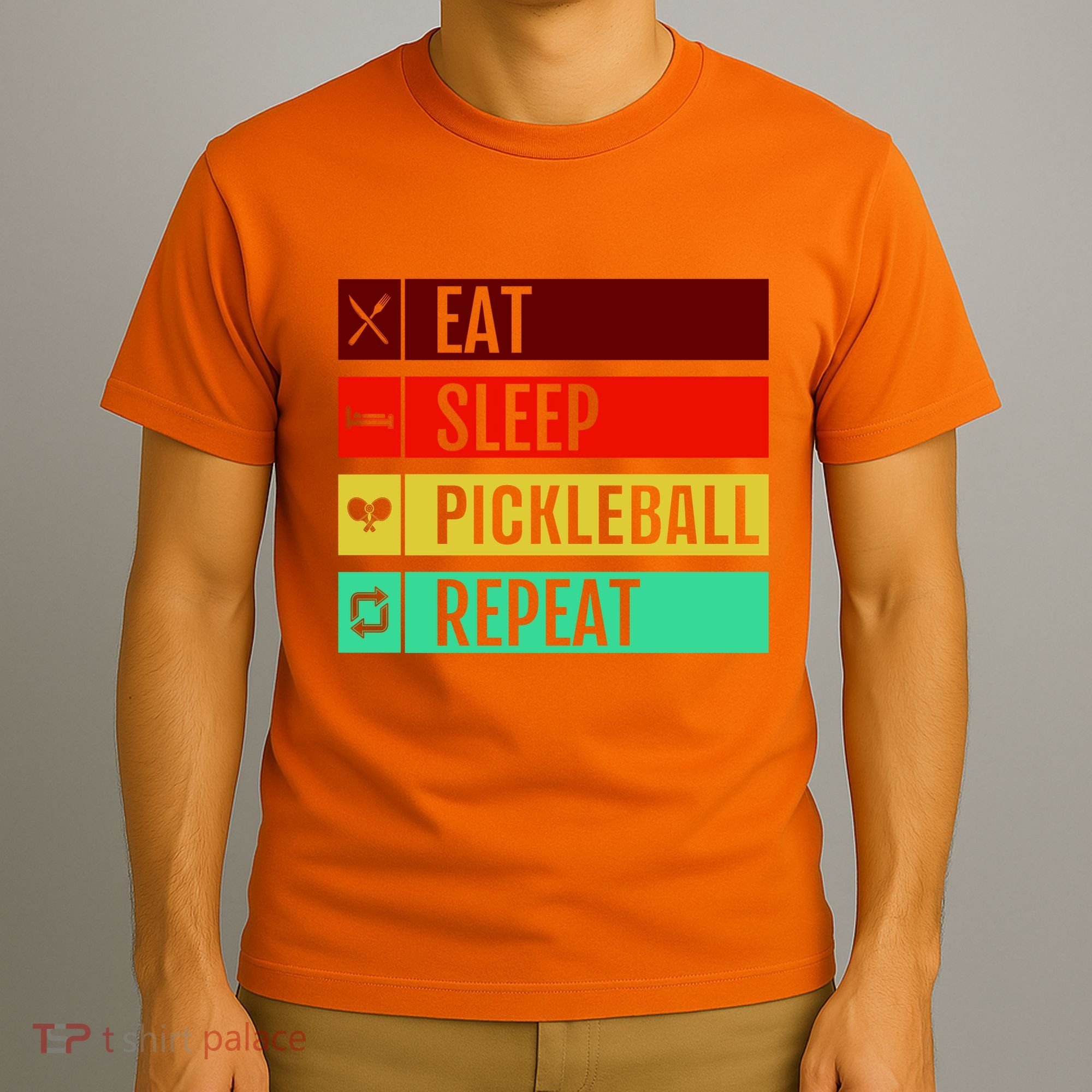 Eat Sleep Pickleball Repeat T-Shirt
