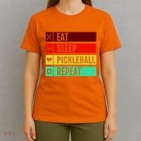 Eat Sleep Pickleball Repeat T-Shirt thumb 4