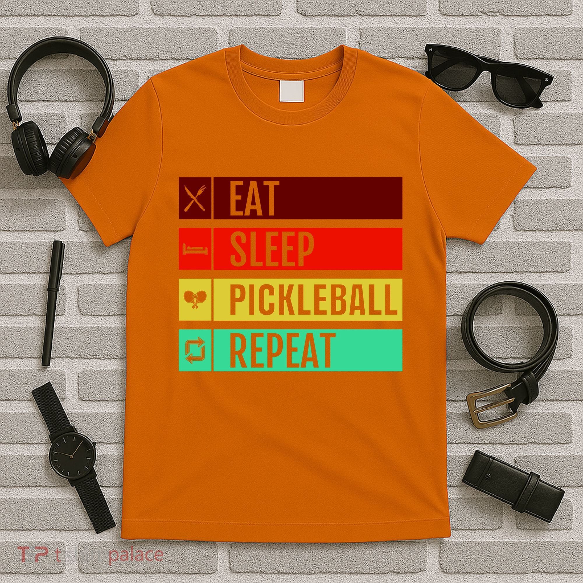 Eat Sleep Pickleball Repeat T-Shirt