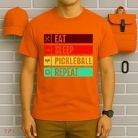 Eat Sleep Pickleball Repeat T-Shirt thumb 6