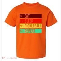 Eat Sleep Pickleball Repeat Toddler T-Shirt thumb 0