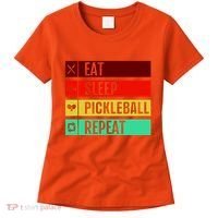 Eat Sleep Pickleball Repeat Women's T-Shirt thumb 0