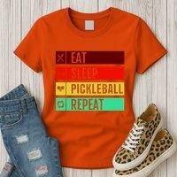 Eat Sleep Pickleball Repeat Women's T-Shirt thumb 3