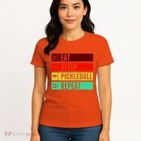 Eat Sleep Pickleball Repeat Women's T-Shirt thumb 4
