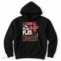 Eat Sleep Play Hockey Hoodie thumb 0