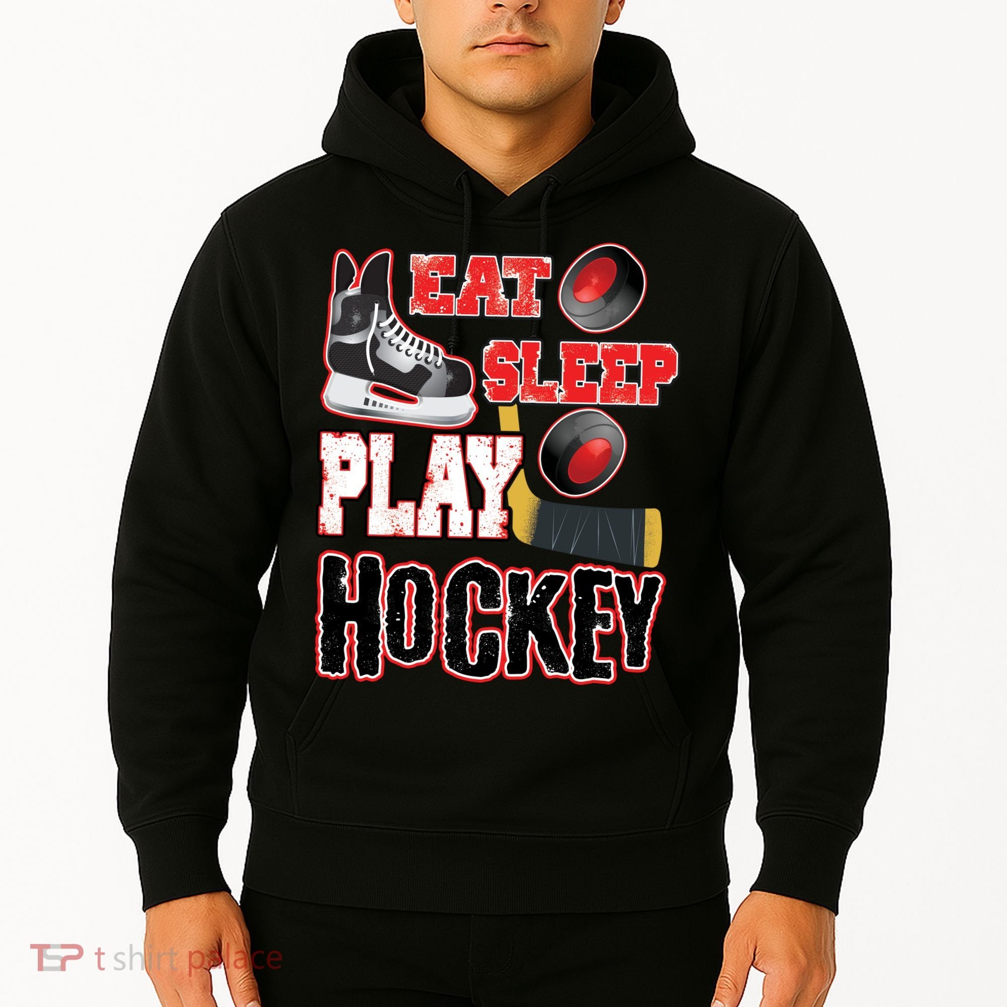 Eat Sleep Play Hockey Hoodie