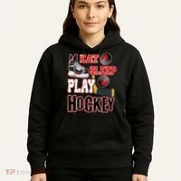 Eat Sleep Play Hockey Hoodie thumb 5