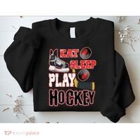 Eat Sleep Play Hockey Sweatshirt thumb 2
