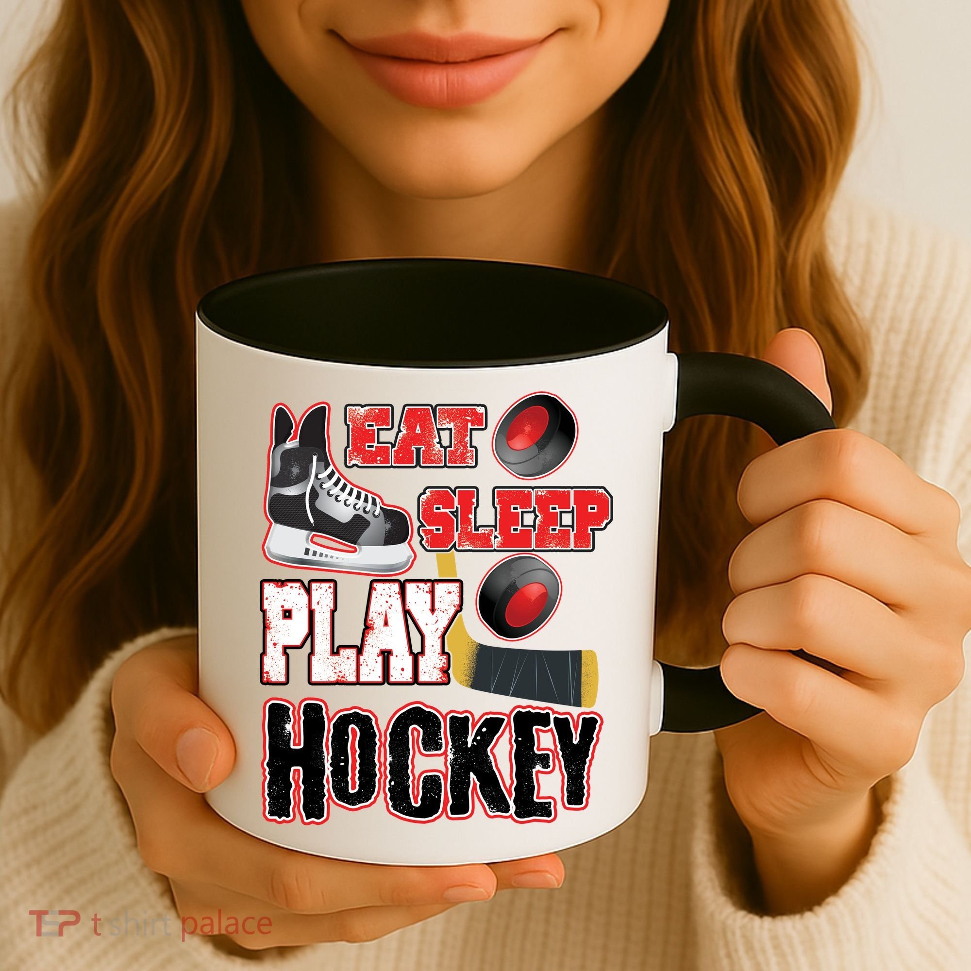Eat Sleep Play Hockey Coffee Mug