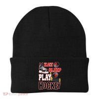 Eat Sleep Play Hockey Beanie thumb 0