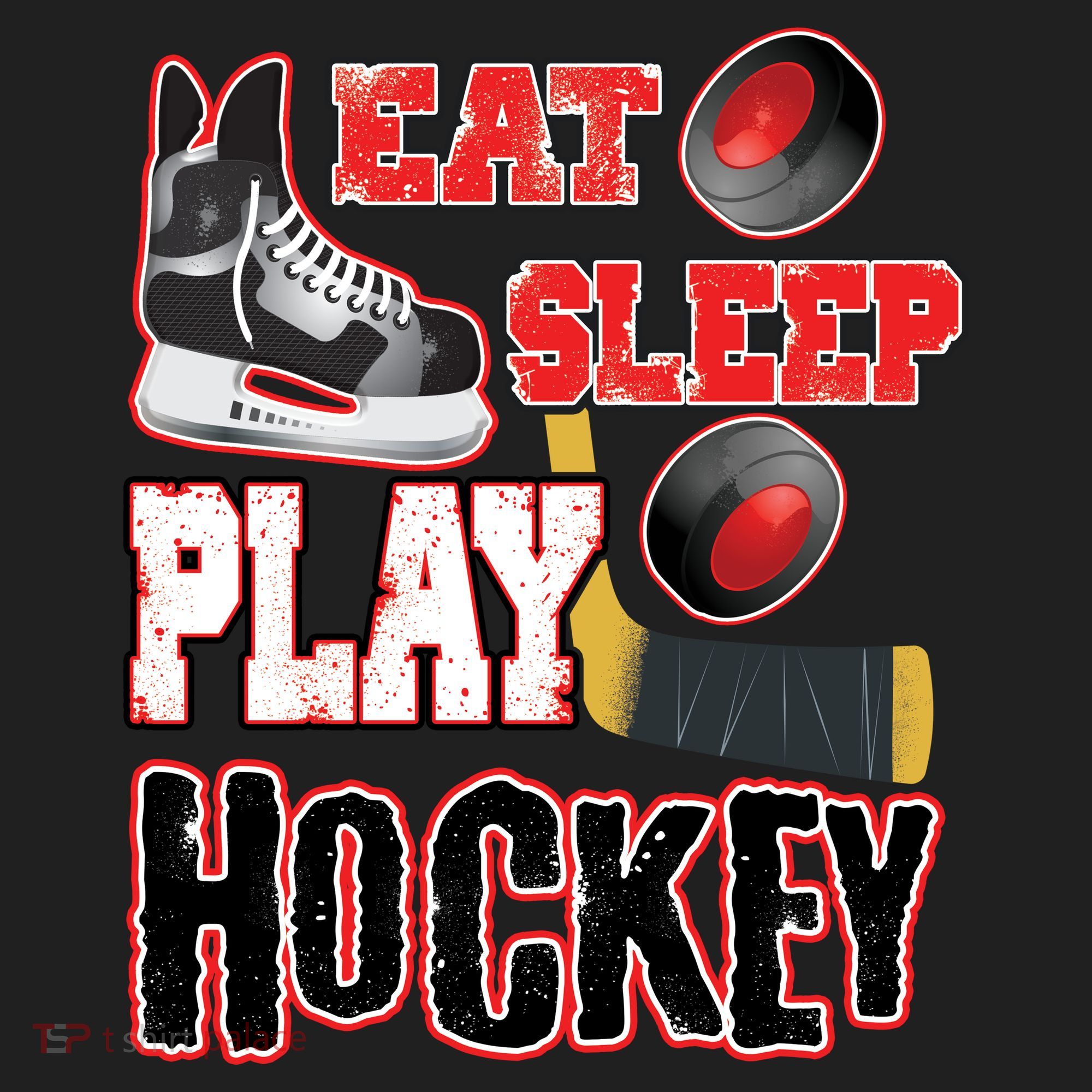 Eat Sleep Play Hockey Beanie