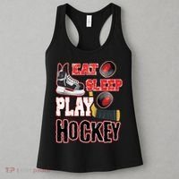 Eat Sleep Play Hockey Women's Tank Top thumb 3
