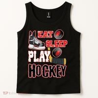 Eat Sleep Play Hockey Tank Top thumb 2