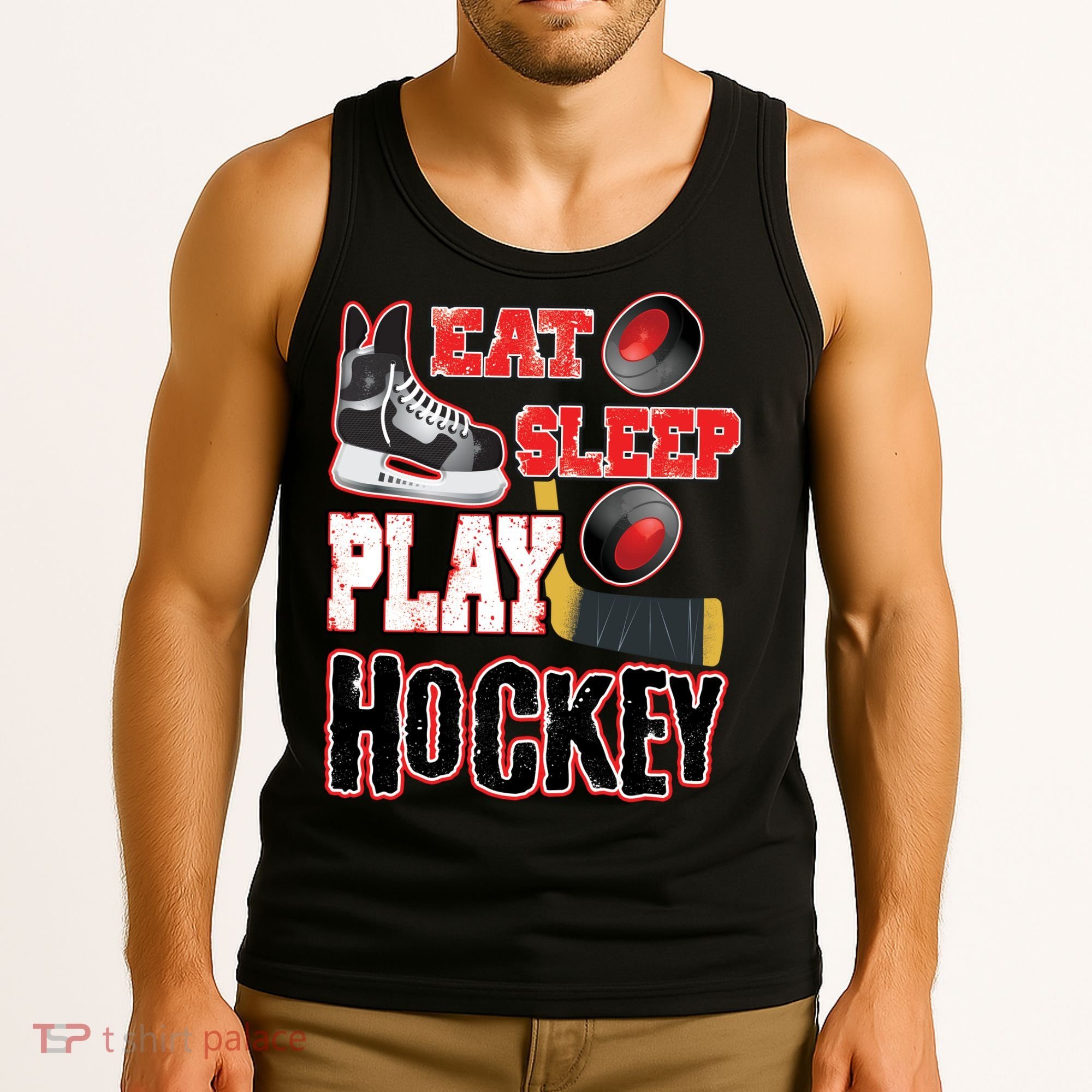 Eat Sleep Play Hockey Tank Top