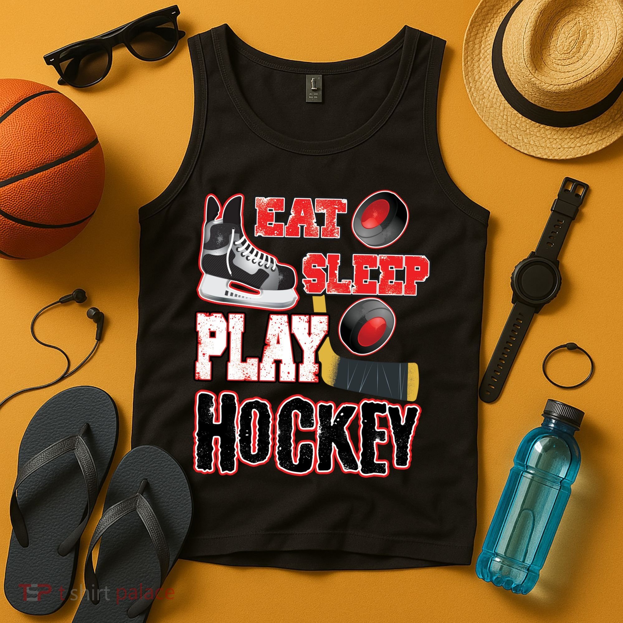 Eat Sleep Play Hockey Tank Top