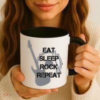 Eat Sleep Rock Repeat Coffee Mug thumb 3