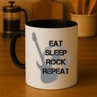 Eat Sleep Rock Repeat Coffee Mug thumb 4
