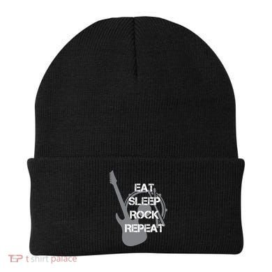 Eat Sleep Rock Repeat Beanie