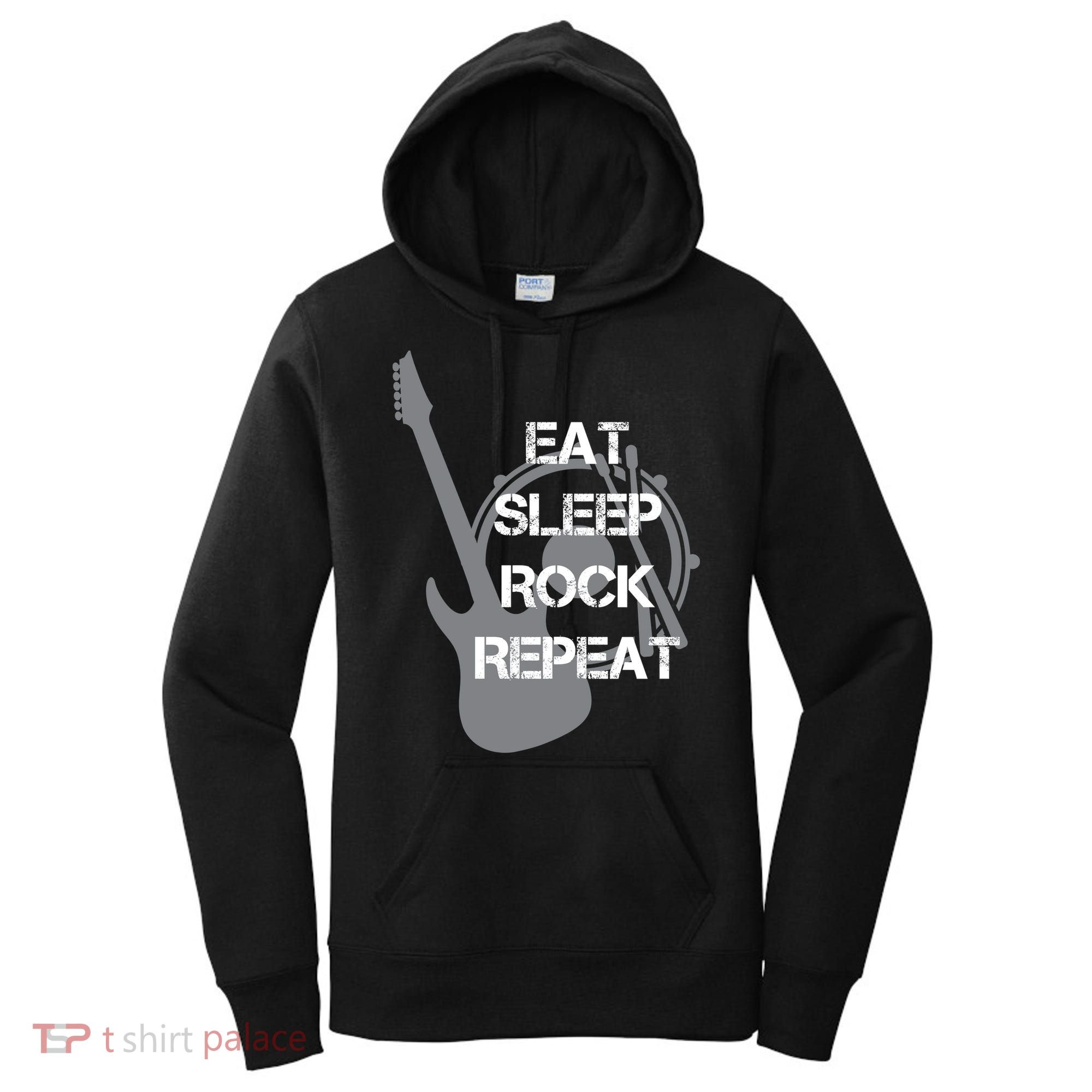 Eat Sleep Rock Repeat Women's Hoodie