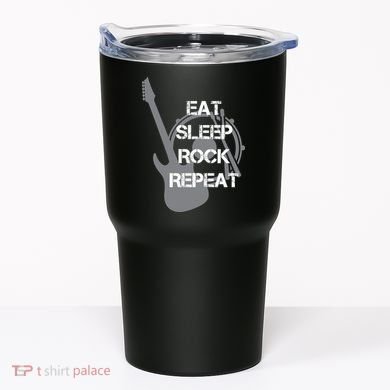 Eat Sleep Rock Repeat Tumbler