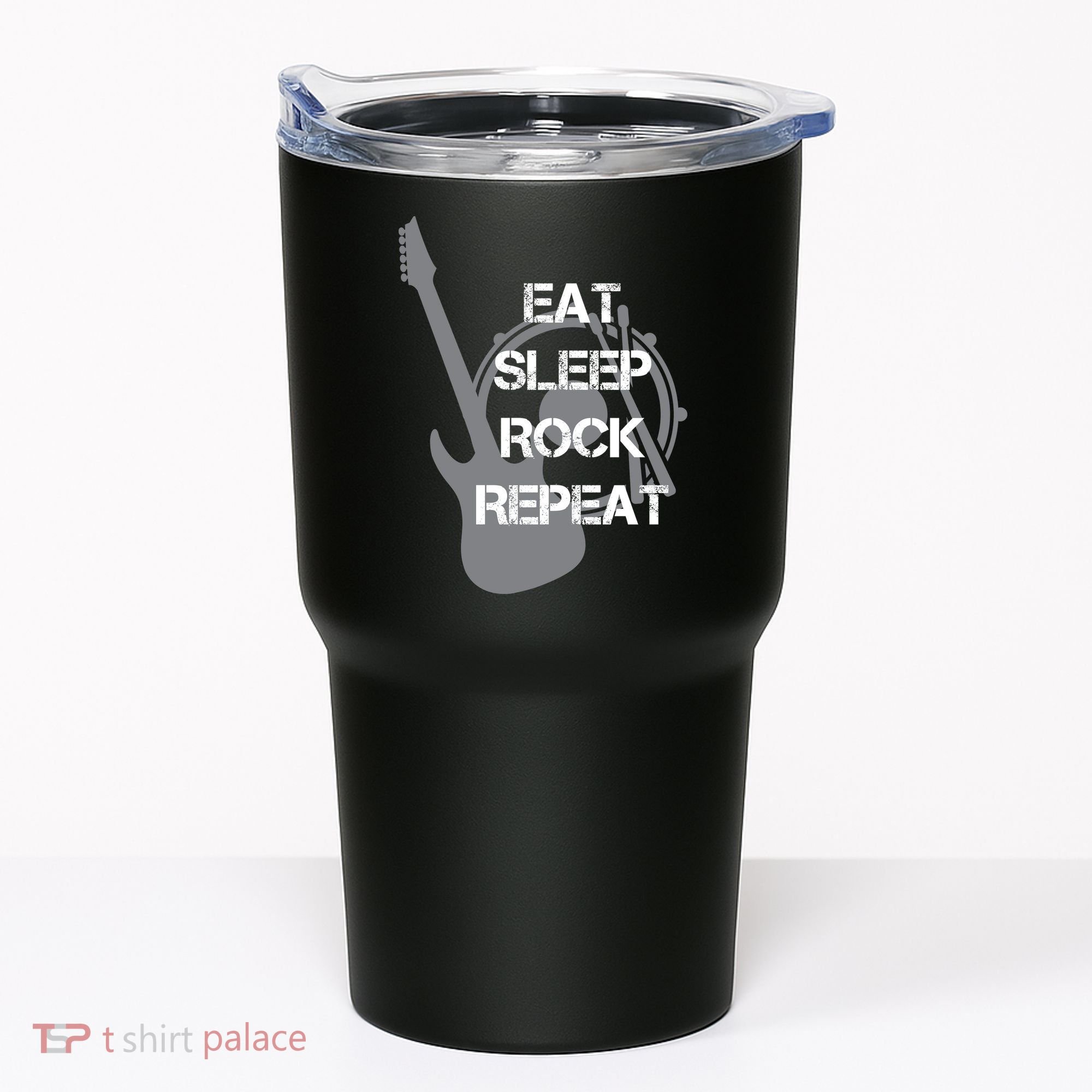 Eat Sleep Rock Repeat Tumbler