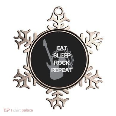 Eat Sleep Rock Repeat Ornament