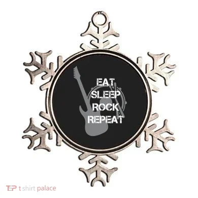 Eat Sleep Rock Repeat Ornament