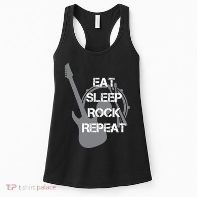 Eat Sleep Rock Repeat Women's Tank Top