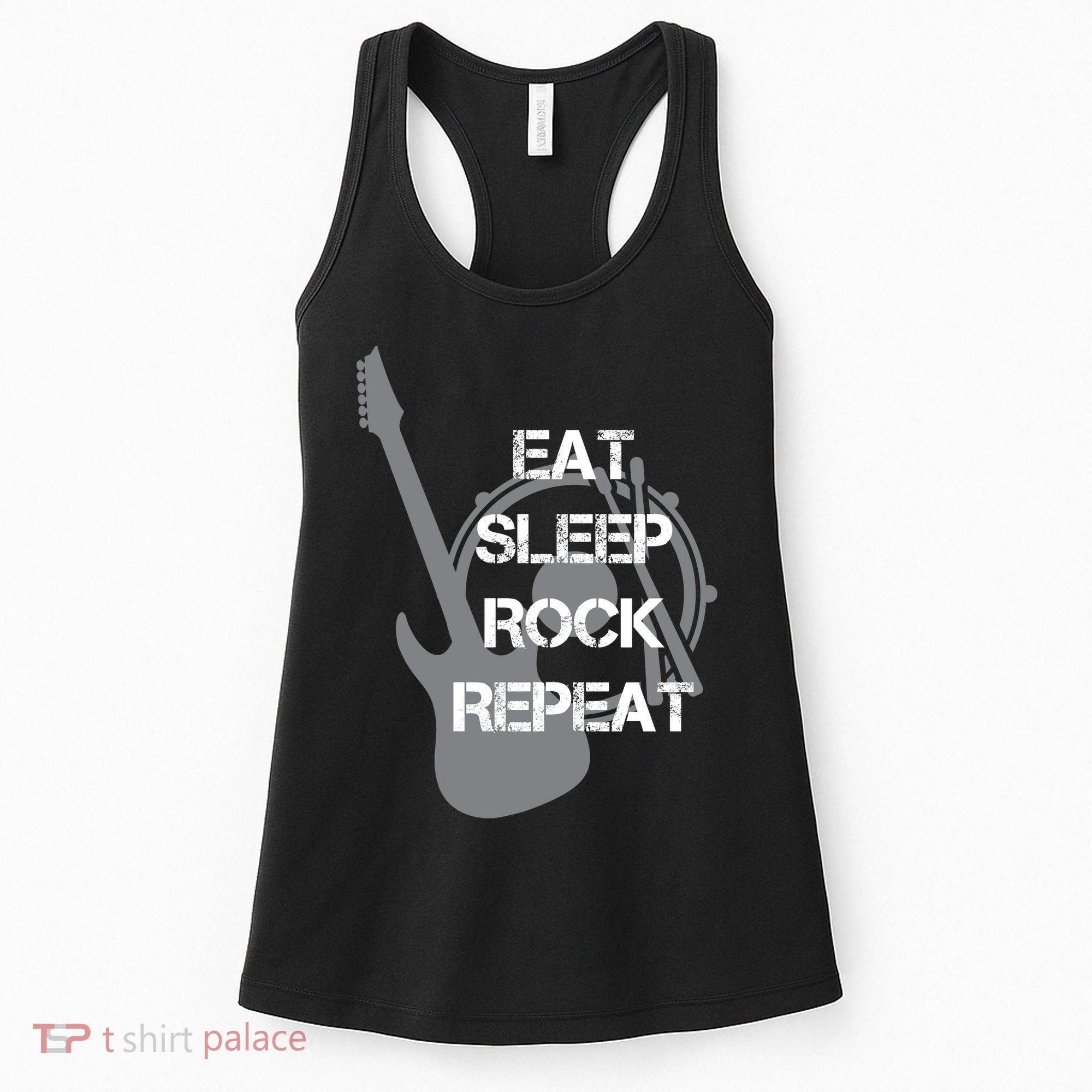 Eat Sleep Rock Repeat Women's Tank Top