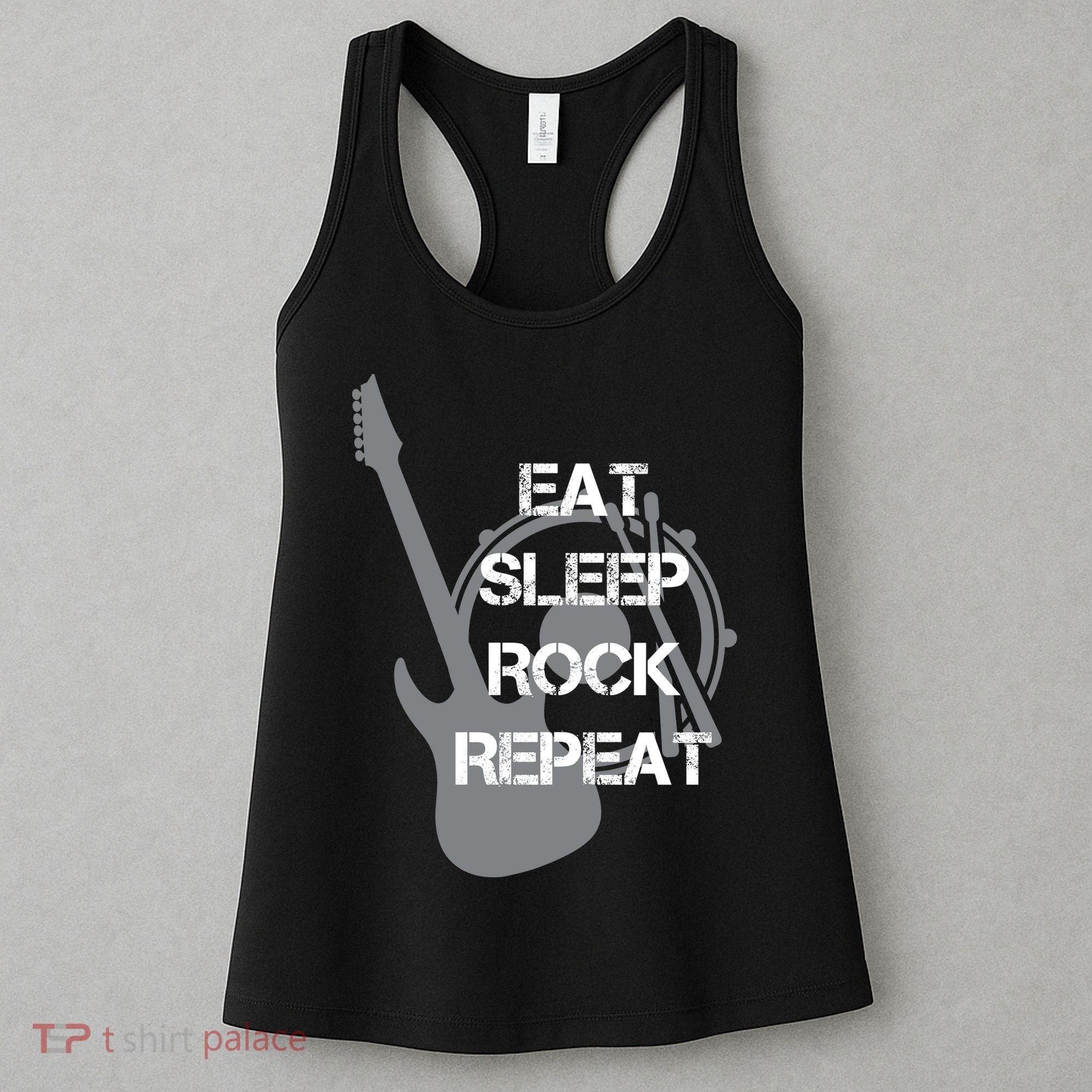 Eat Sleep Rock Repeat Women's Tank Top