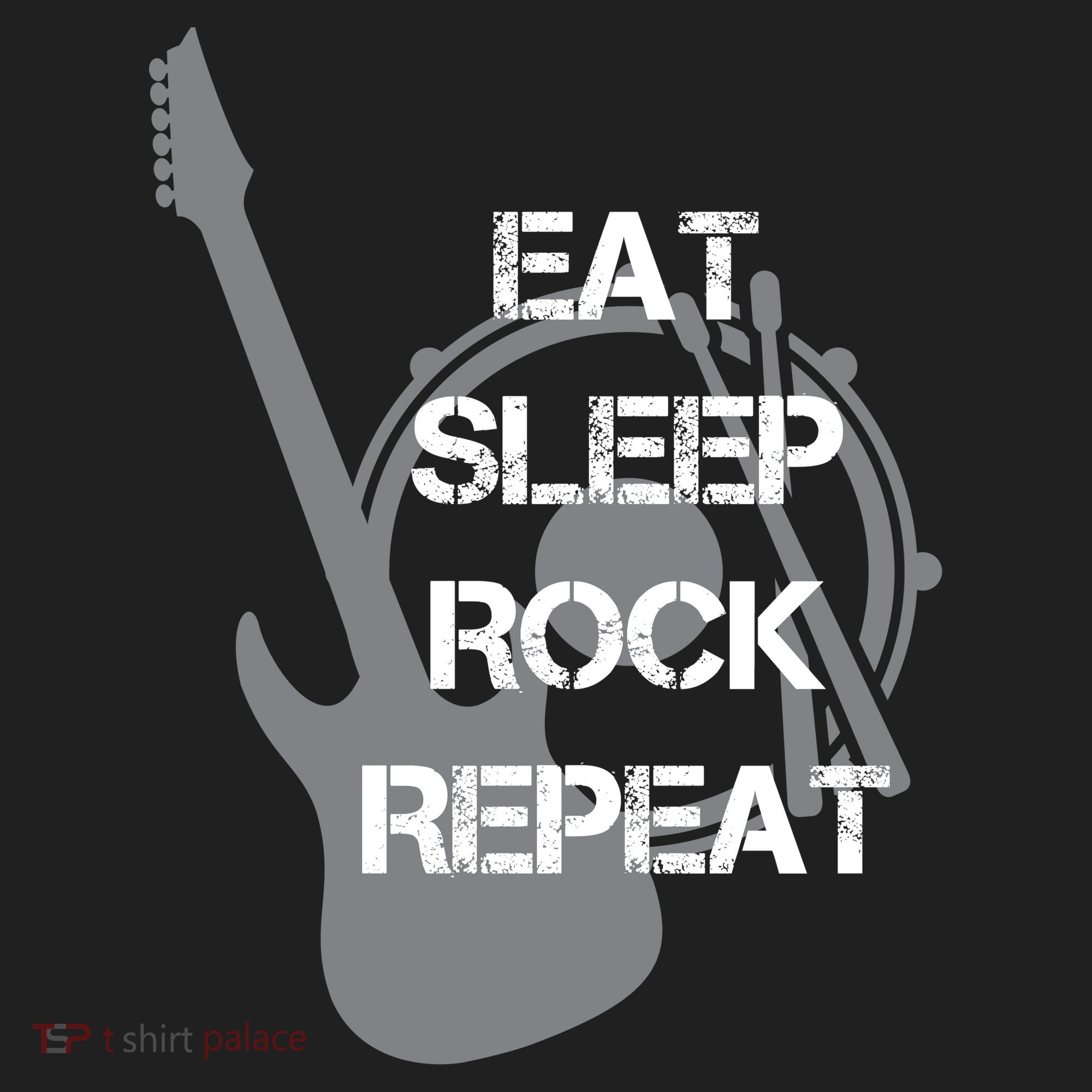Eat Sleep Rock Repeat Hat