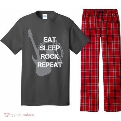 Eat Sleep Rock Repeat Pajama Set