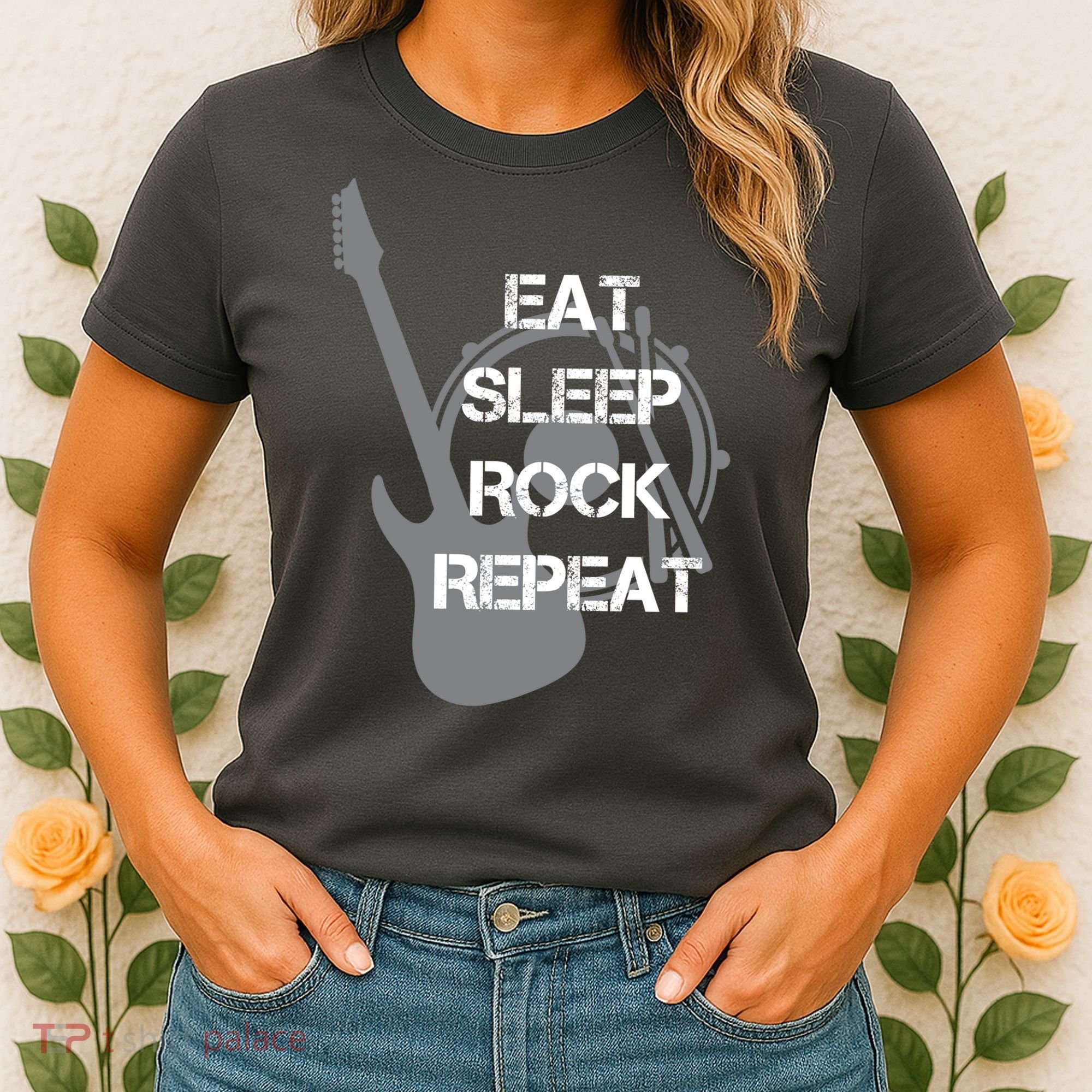 Eat Sleep Rock Repeat Women's T-Shirt