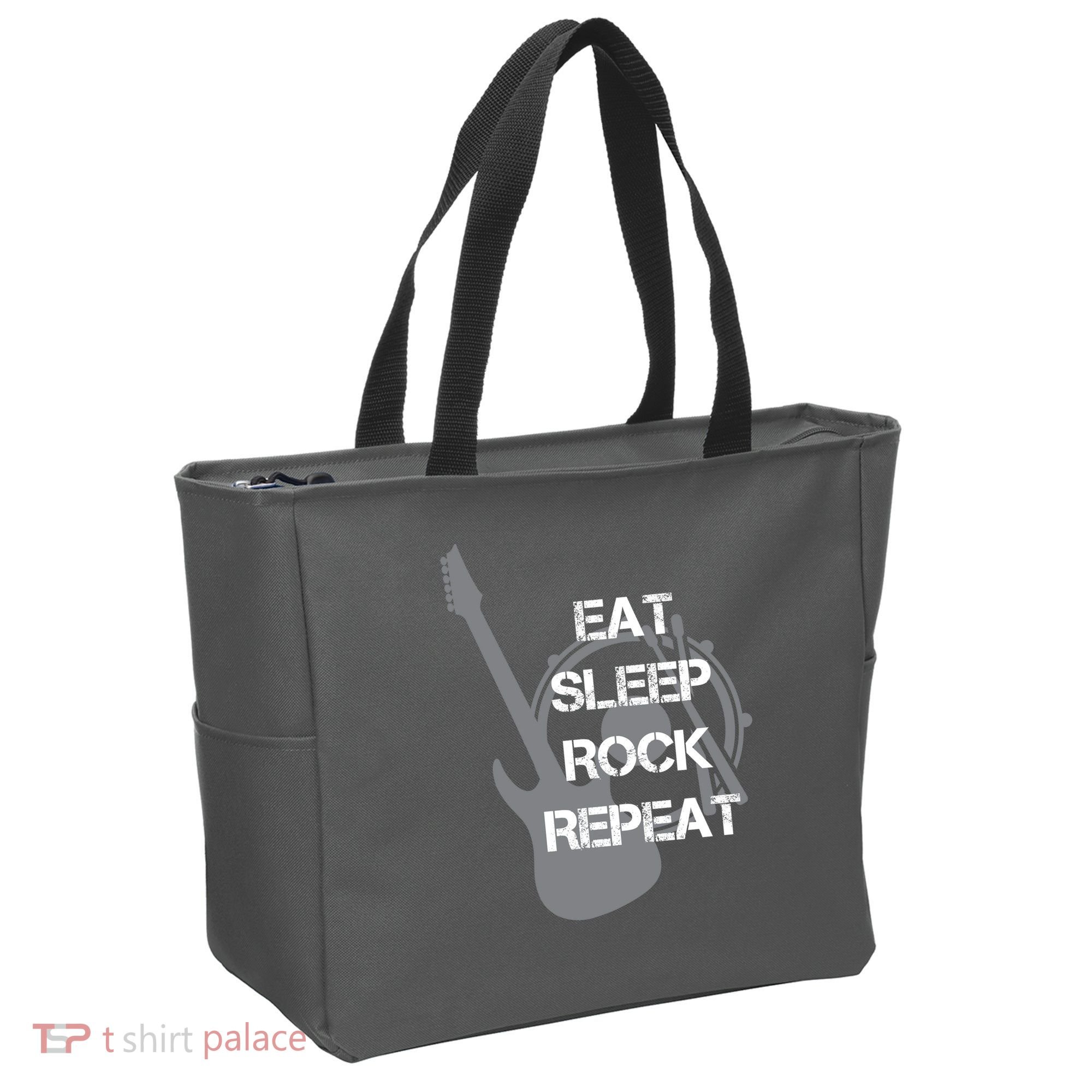 Eat Sleep Rock Repeat Tote Bag