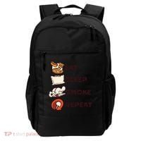 Eat Sleep Smoke Repeat Backpack thumb 0