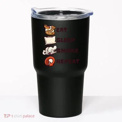 Eat Sleep Smoke Repeat Tumbler