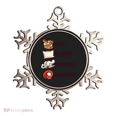 Eat Sleep Smoke Repeat Ornament