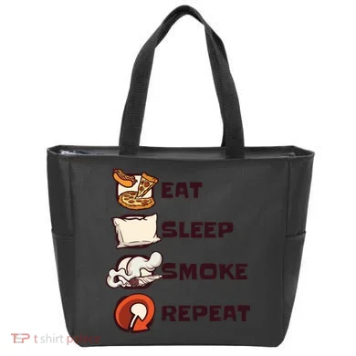 Eat Sleep Smoke Repeat Tote Bag