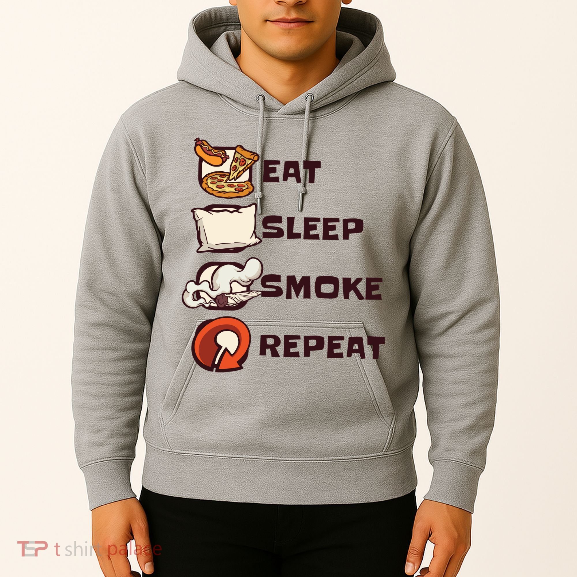 Eat Sleep Smoke Repeat Hoodie