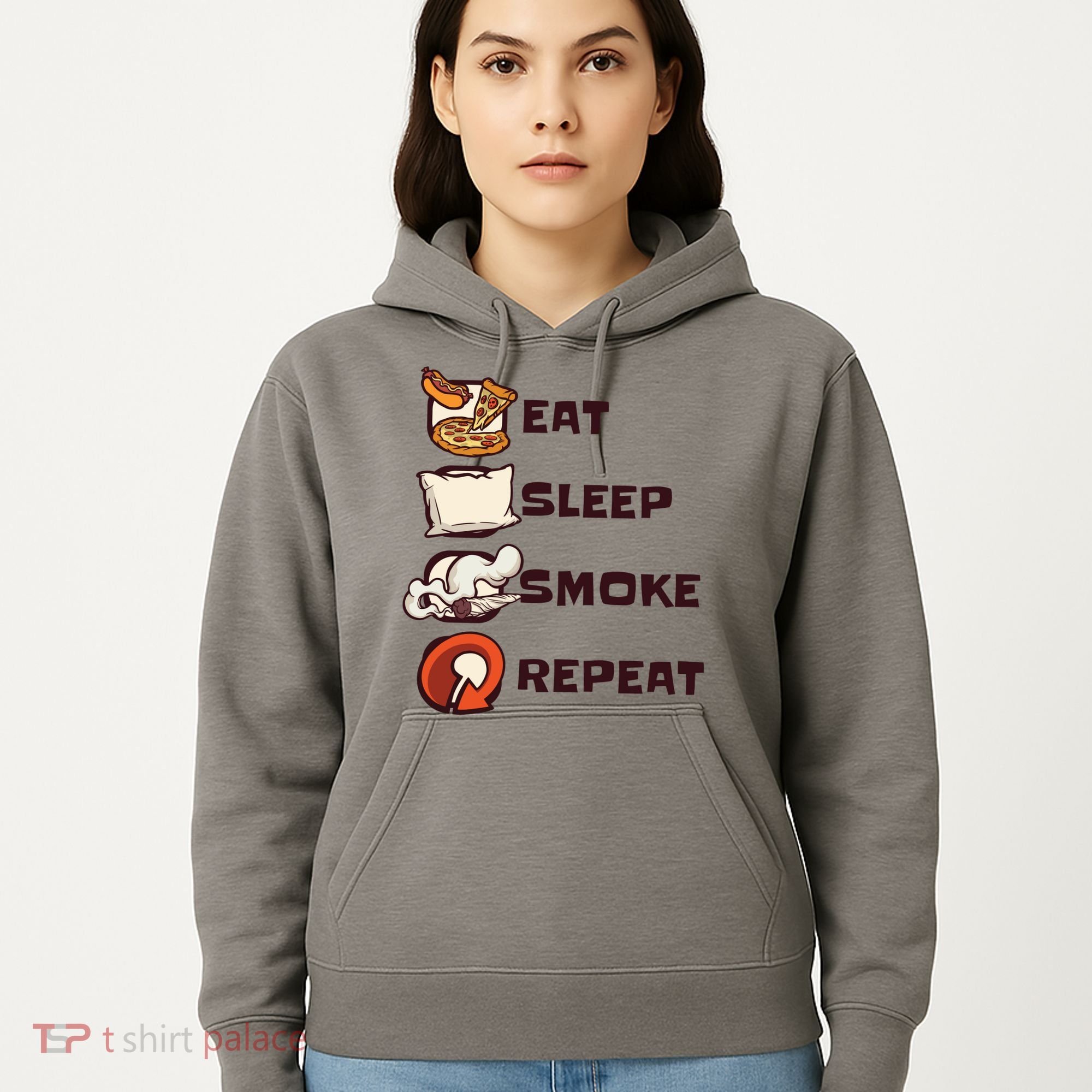 Eat Sleep Smoke Repeat Hoodie