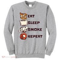 Eat Sleep Smoke Repeat Sweatshirt thumb 0